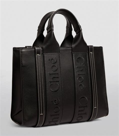 chloe tote bag black